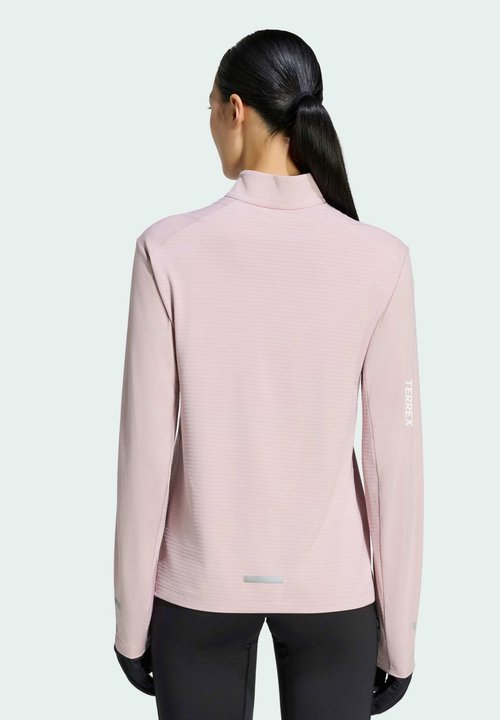 adidas TERREX XPERIOR HALF ZIP LONG SLEEVE T-SHIRT - Long sleeved top - dual lilac — photo 2
