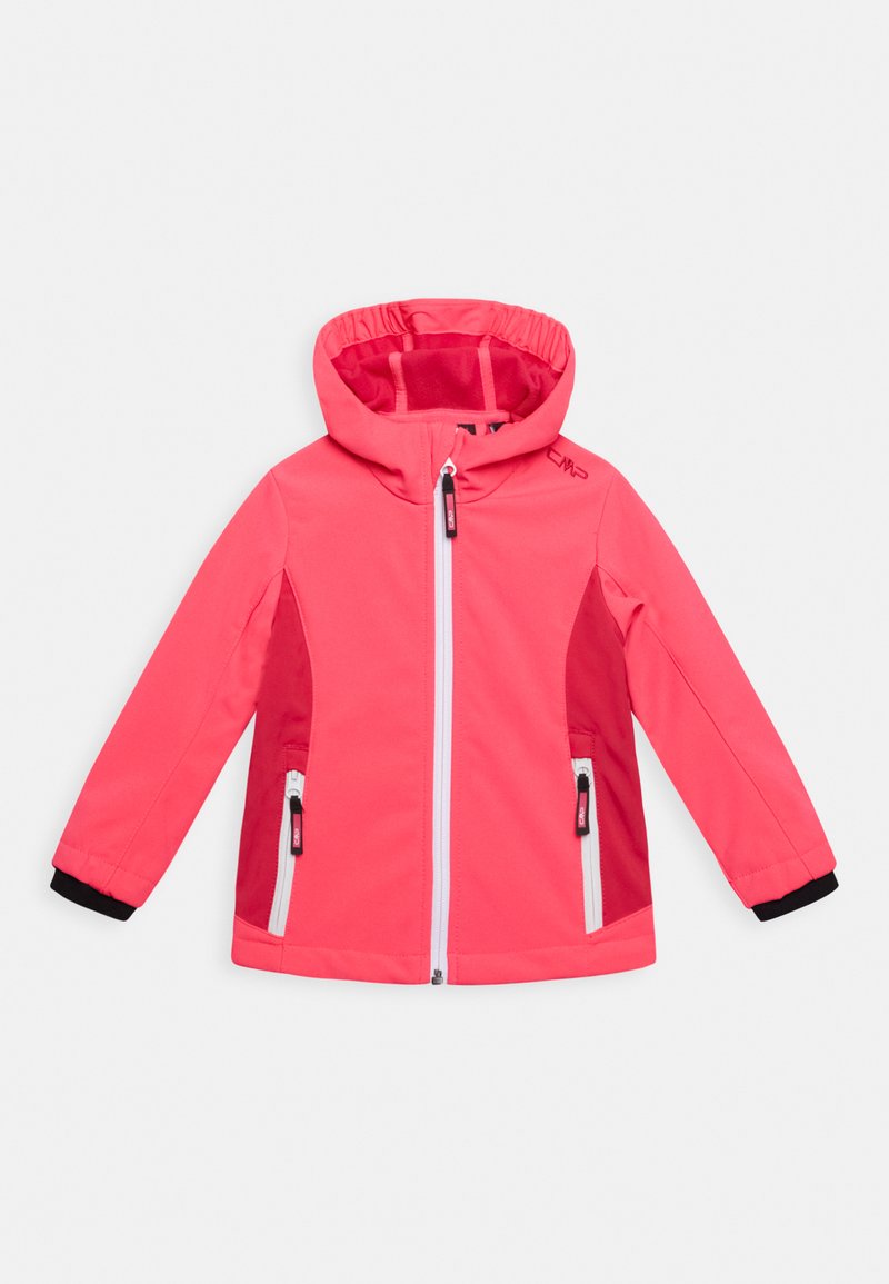 CMP KID JACKET FIX HOOD - Casaco softshell - gloss-fragola