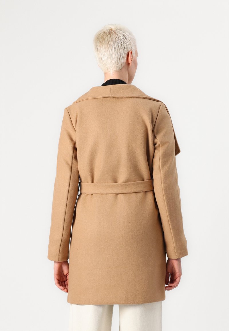 Trench Pardessus Zara Homme Taille L/42 Bleu Marine, Polyester, Ceinture - Occasion Très Bon état
