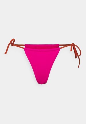 Puma SWIM WOMEN SIDE TIE TANGA - Slip bikini - pink/chili