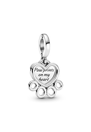 HEARTS PAW DANGLE  - Charm - silver coloured