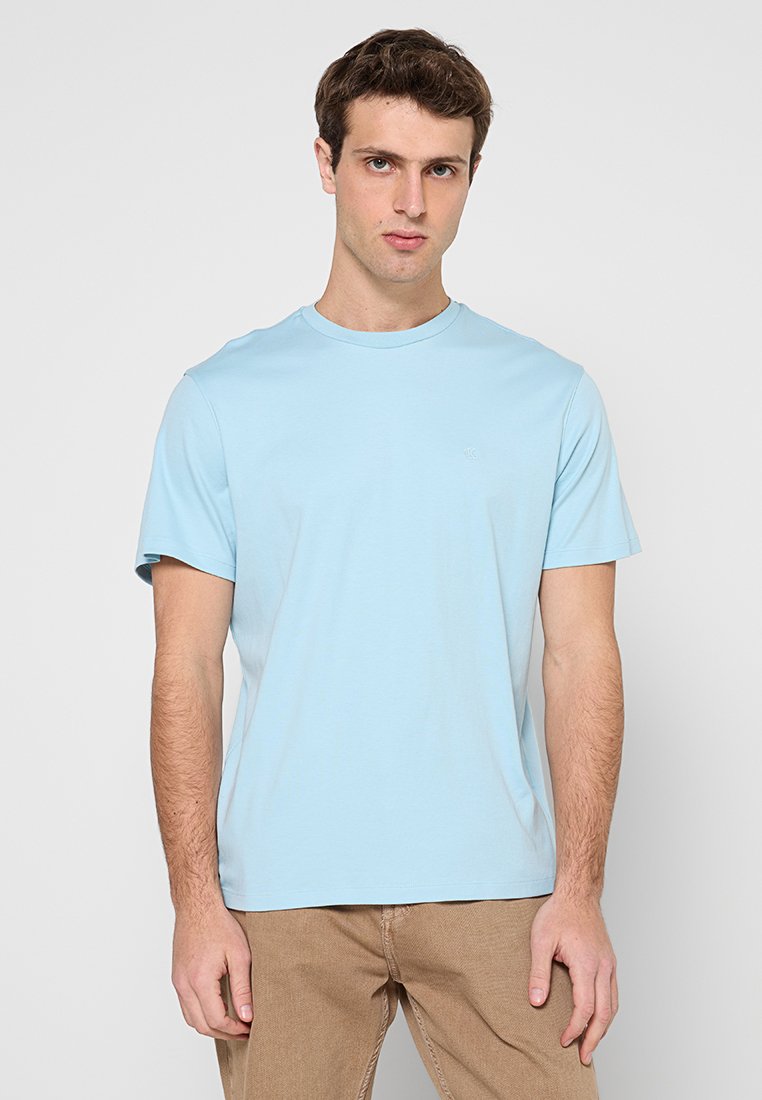 Calvin Klein T-shirt basic lichtblauw Calvin Klein T-shirt basic lichtblauw