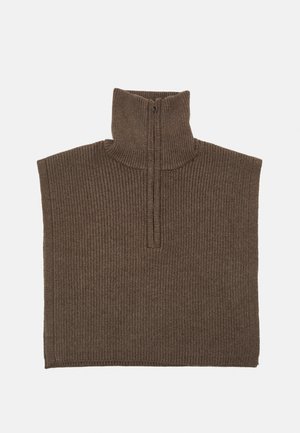 GALINE RACHELLE BIB NECK - Scarf - choco chip melange