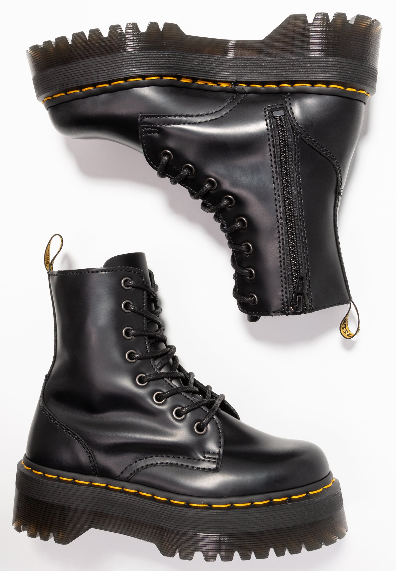 Dr. Martens JADON - Bottines à plateau - black/noir - ZALANDO.FR