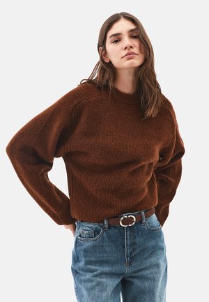 CREWNECK LONG SLEEVE SWEATER - Maglione - emperador