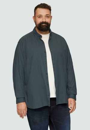 MIT BUTTON DOWN KRAGEN - Hemd - schiefergrau