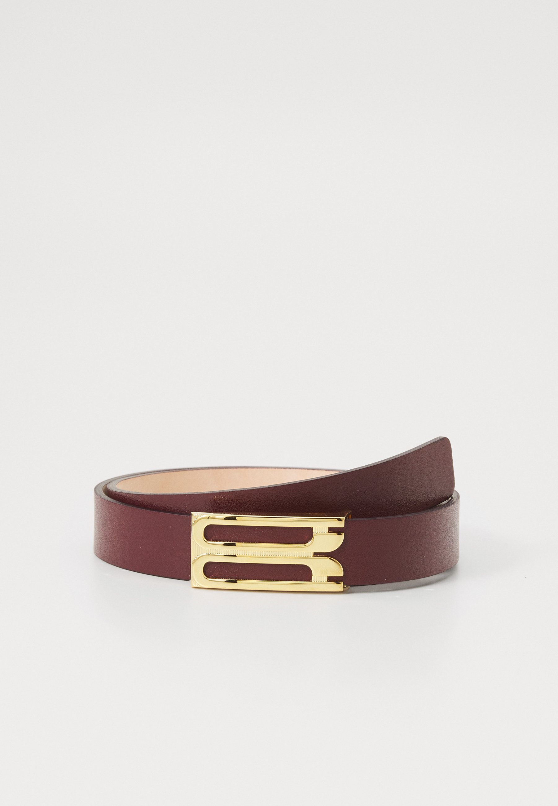 Victoria Beckham REGULAR FRAME BELT - Belt - burgundy/black 