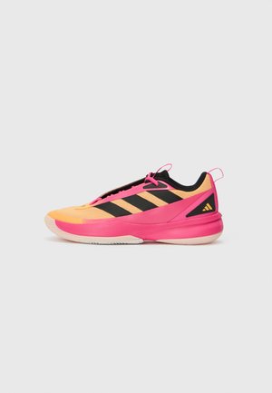 SUBZONE - Basketball shoes - hazy orange/core black/shock pink