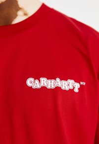 Carhartt WIP FAST FOOD - Print T-shirt - samba/white