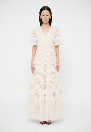 EXCLUSIVE PHOENIX V NECK  GOWN - Îmbrăcăminte de ocazie - cream