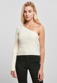 Urban Classics ONE SLEEVE - Pulóver - whitesand