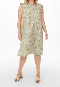 ONLY Carmakoma Vardagsklänning - yellow