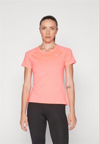 Puma RUN CLOUDSPUN SS TEE W - T-skjorte til trening - sunset glow