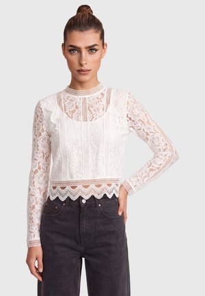 Apart, SPITZENSHIRT - Bluse - creme