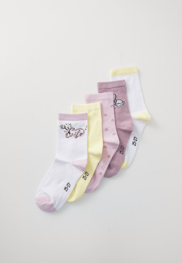 NMFVINNI UNISEX 5 PACK - Socks - elderberry