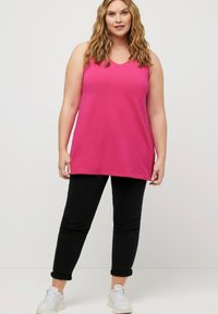 Ulla Popken ÄRMELLOS - Top - pink