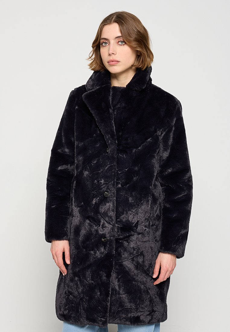 Oakwood Halflange jas zwart