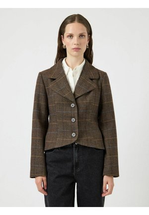YASTHELA - Blazer - chocolate brown