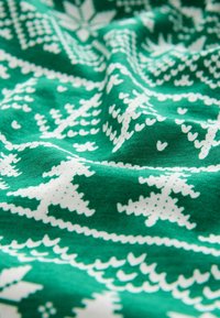 Next FAIRISLE PATTERN LONG SLEEVE - Pigiama - green