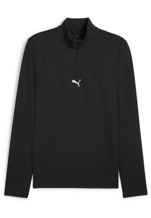 Puma M CLOUDSPUN   - Tops ar garām piedurknēm - black