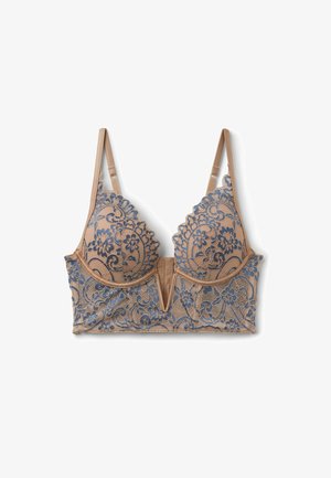 Tezenis, ROMANTIC BLOOM - Corset - blue