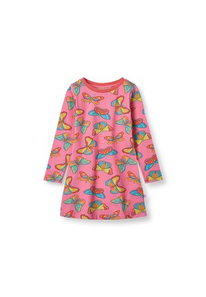 Småfolk WITH BUTTERFLIES - Jerseykjole - bubblegum