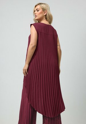 Yours Clothing, PLUS SIZE GOING OUT TOPS - Camicetta - plum