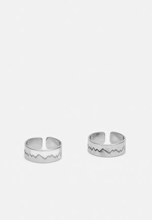 UNISEX 2 PACK - Ring - silver-coloured