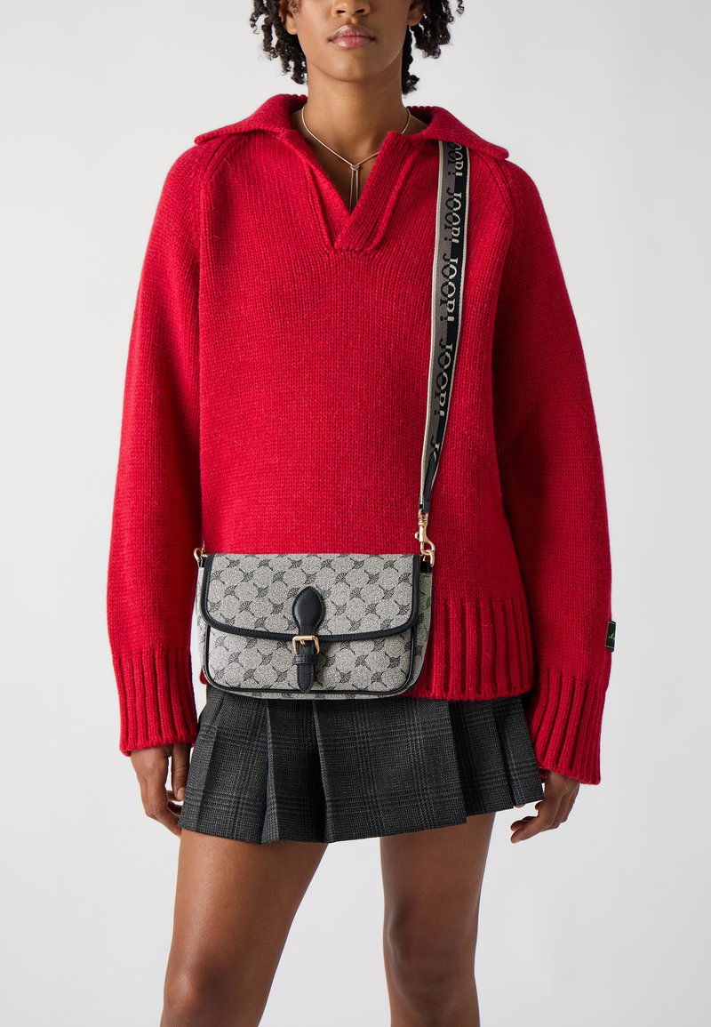 JOOP! - MAZZOLINO DILETTA TEODORA SHOULDERBAG - Cross body bag - schwarz ecru, Enlarge