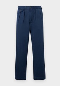 PLEATED - Chino-püksid - newport navy