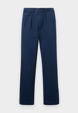 PLEATED - Chinos tipa bikses - newport navy