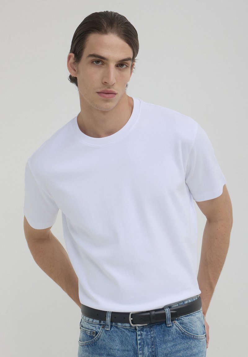 Calliope TINTA UNITA  - T-shirt basic - bianco