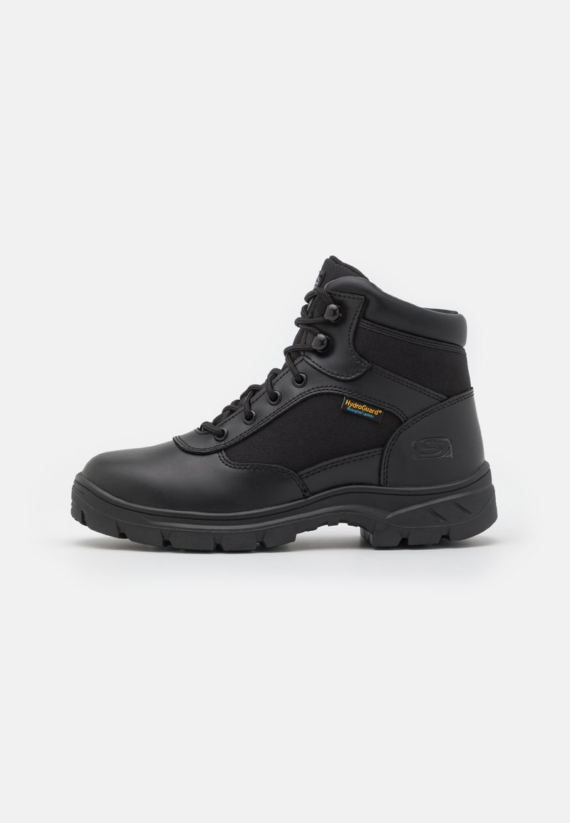 Skechers WASCANA - Lace-up ankle boots - black