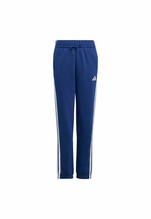 adidas JUNIOR UNISEX - Tracksuit bottoms - dark blue white — photo 4