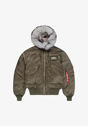 Alpha Industries, 45/P HOODED CUSTOM - Vinterjakker - mud olive