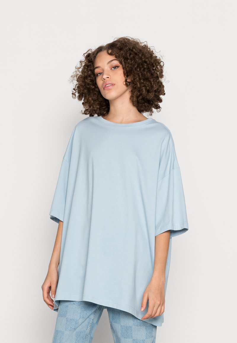 Damen T-Shirts | Even&Odd T-Shirt basic light blue/hellblau - IW40113 Damen T-Shirts | Even&Odd T-Shirt basic light blue/hellblau - IW40113