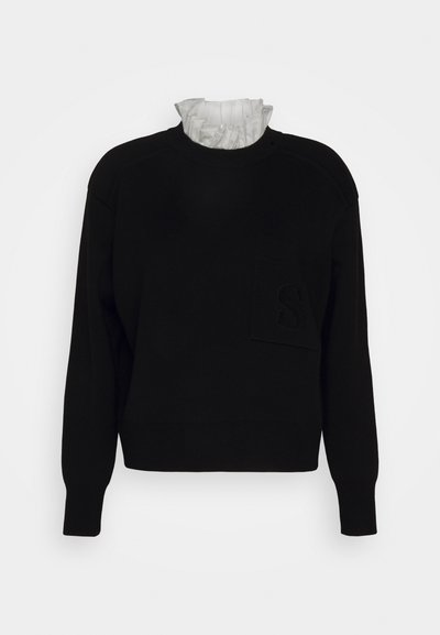 sandro PULL DOUBLE FACE  - Strikkegenser - noir