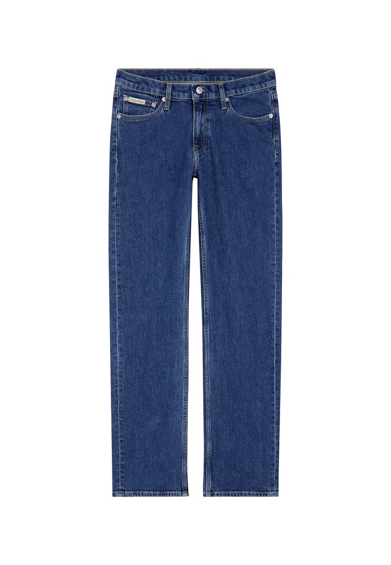 Calvin Klein Jeans Straight leg jeans blauw denim/bluedenim Calvin Klein Jeans Straight leg jeans blauw denim/bluedenim
