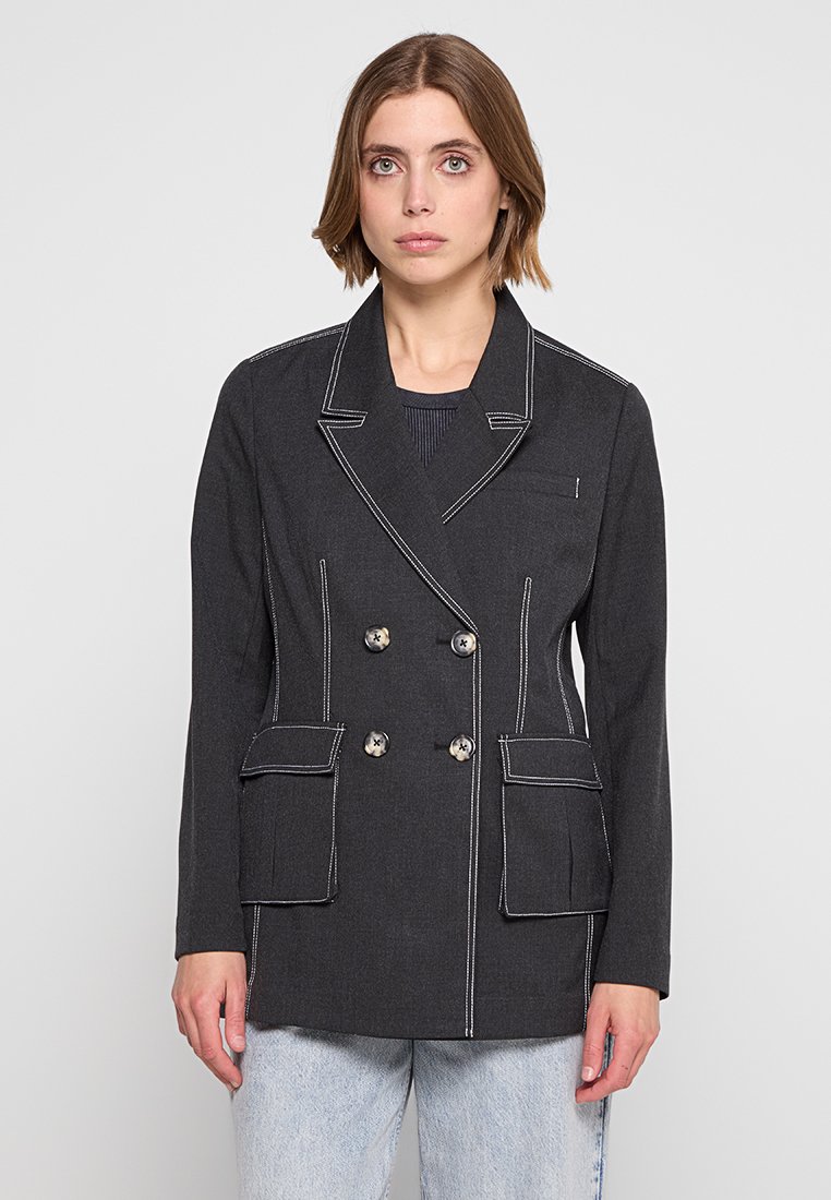 DKNY Blazer donkergrijs