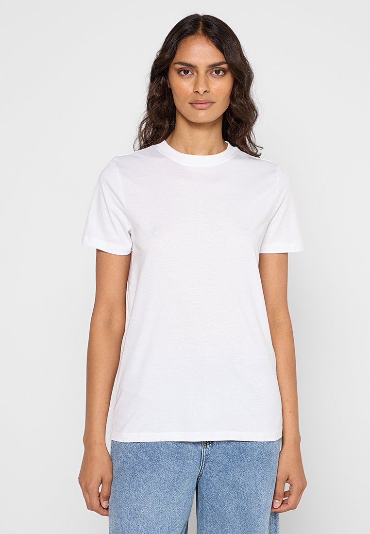 Selected Femme T-Shirt basic weiß