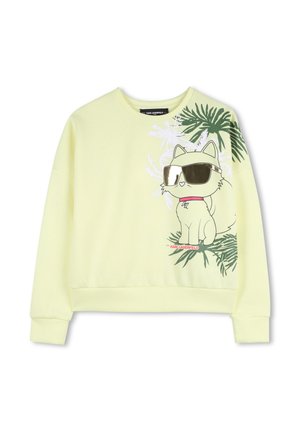 PRINTED MAXI - Sweatshirt - wax yellow