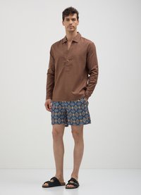 Calliope KAFTANO TINTA UNITA  - Camicia - marrone