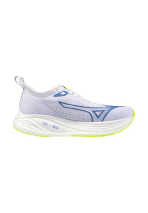 Mizuno NEO ZEN 2 - Chaussures de running sur route - white/ultramarine/lightning yellow