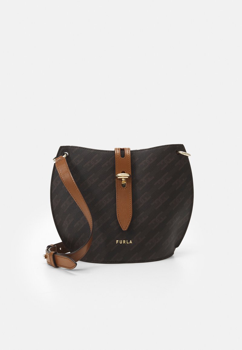 Furla UNICA FURLA MINI CROSSBODY Borsa a tracolla toni caffe