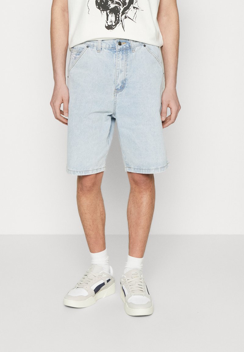 Wasted Paris HAMMER UNISEX Jeans Shorts light blue/lightblue denim