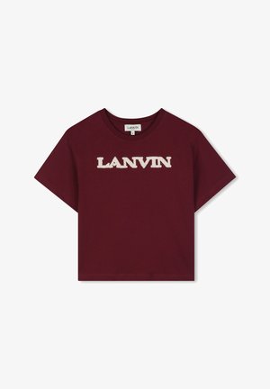 LANVIN, TEE-SHIRT MANCHES COURTES - T-shirt imprimé - pourpre