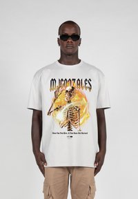 MJ Gonzales MÄNNER HELLRIDE  HEAVY  - Trükipildiga T-särk - lightasphalt