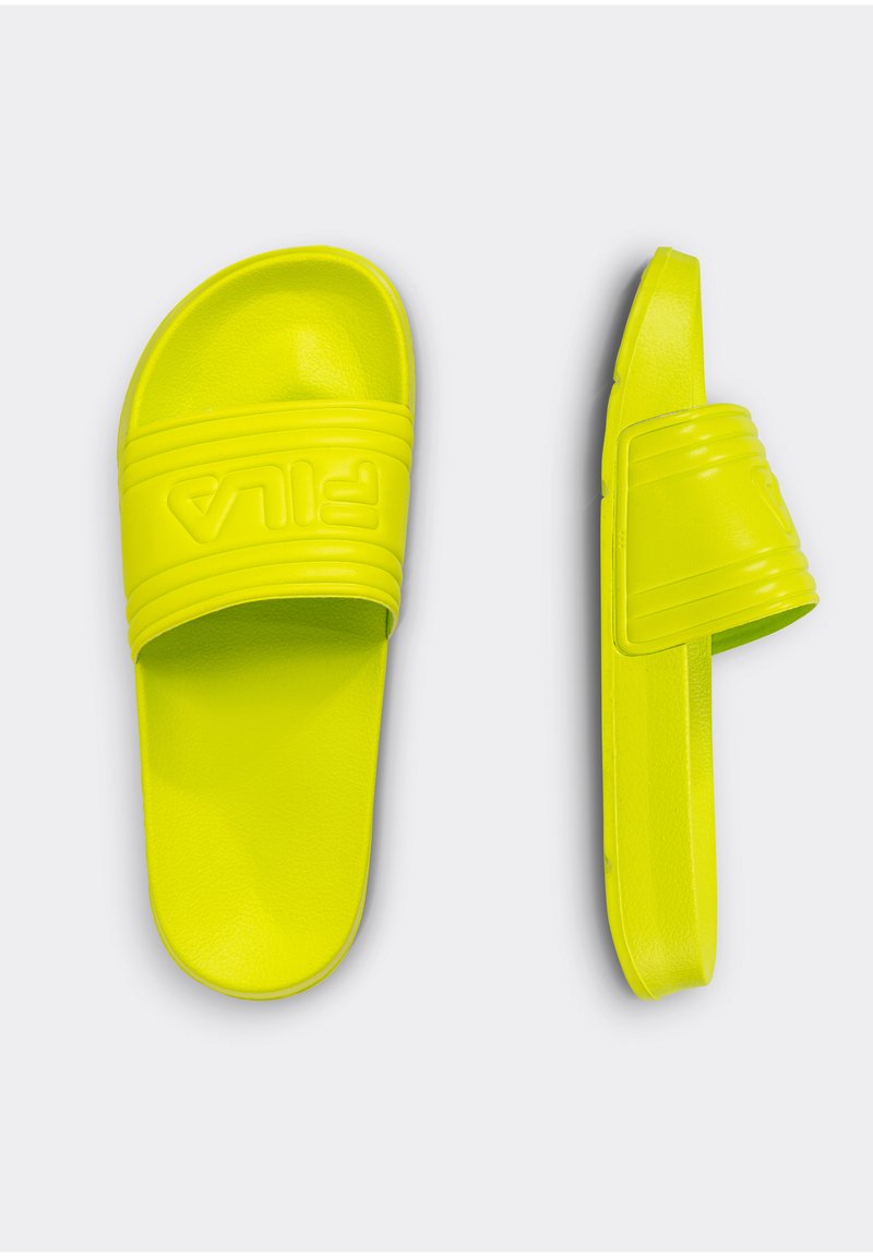 fila badslippers geel
