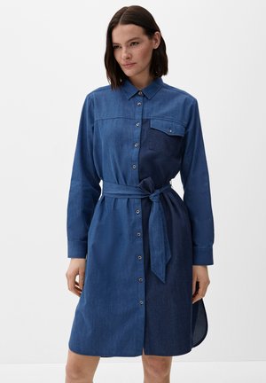 s.Oliver PATCH-STIJL - Jeanskleid - dunkelblau