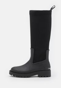 Calvin Klein Jeans HIGH RAINBOOT NEOPRENE - Botas con plataforma - black